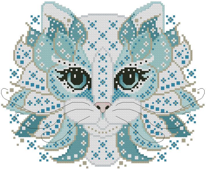 (image for) Colorful Cats Snowflake